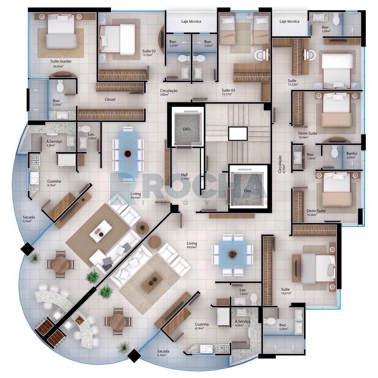 Apartamento 3 suítes para Venda no bairro Pioneiros em Balneário Camboriú