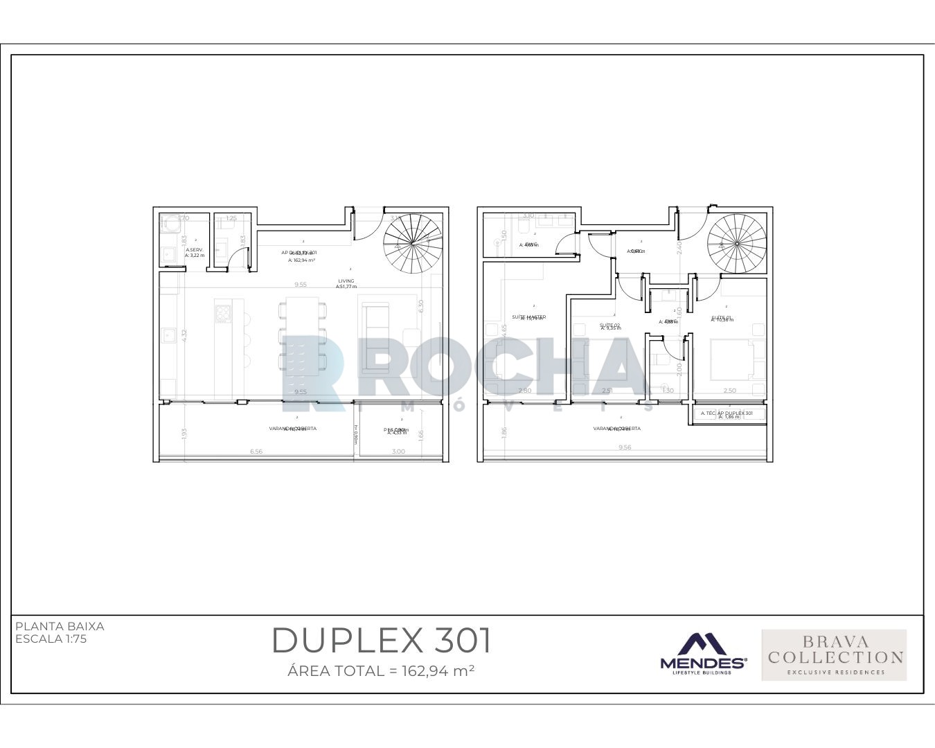 Apartamento DUPLEX  na planta BRAVA COLLECTION Exclusive Residence